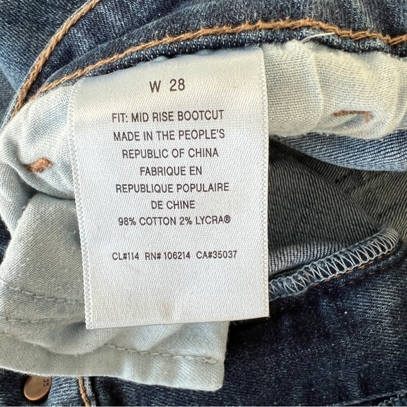 Joe’s Jeans Mid Rise Bootcut Jeans Size 28 - Picture 10 of 13